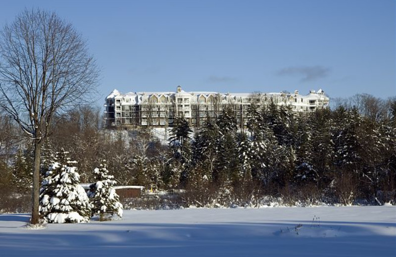 Exterior view of JW Marriott The Rosseau Muskoka Resort & Spa.