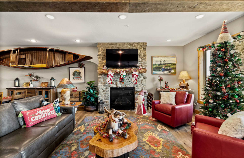 Rental living room at Branson Vacation Rentals.