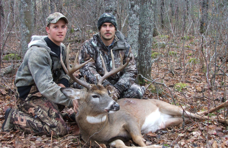 Hunting deer at Maynard Lake Lodge and Outpost.