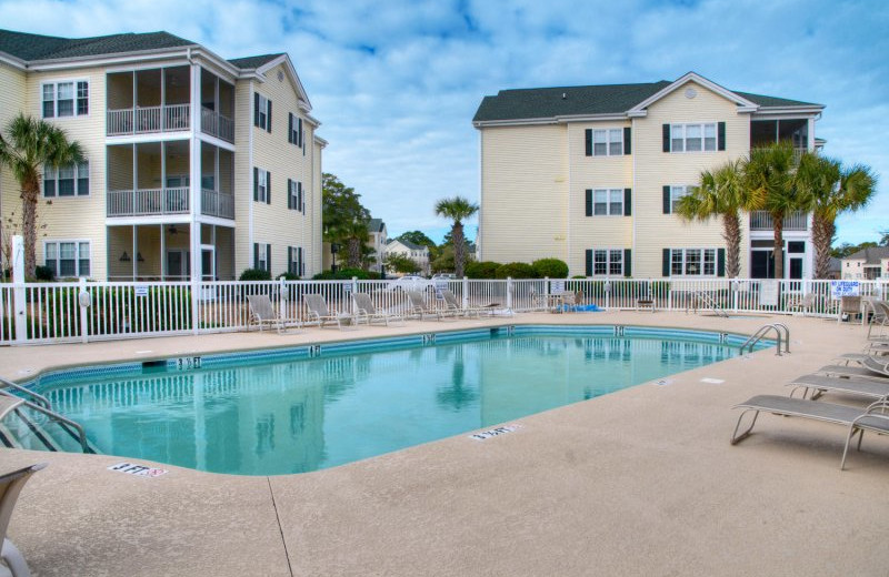 Rental pool at Grand Strand Vacations.