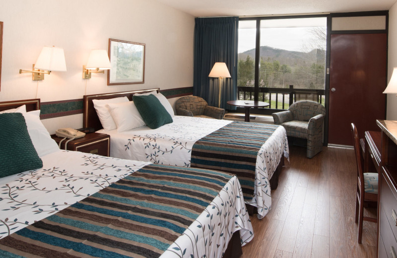 Guest room at Highland Manor Inn.