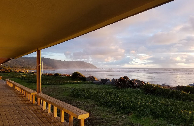 View from Crescent Beach Motel.