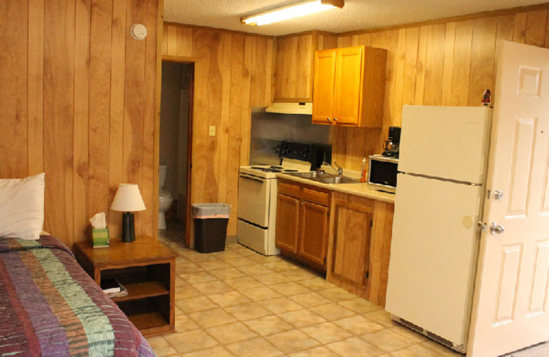 Guest room at Rio Guadalupe Resort.