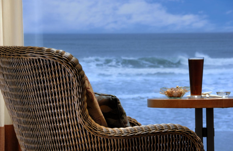 Beach view at Long Beach Lodge Resort.