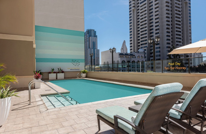 Outdoor pool at The Westin Horton Plaza San Diego.