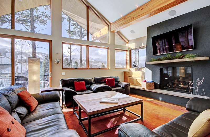 Rental living room at Pinnacle Lodging, Inc.