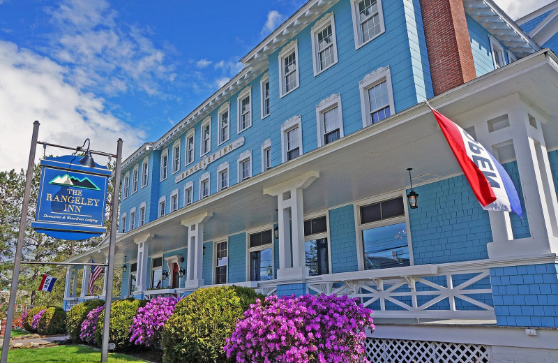 Exterior view of  Rangeley Inn.