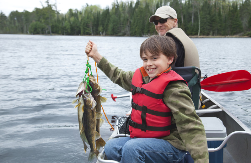Fishing at River Bend's Resort & Walleye Inn.