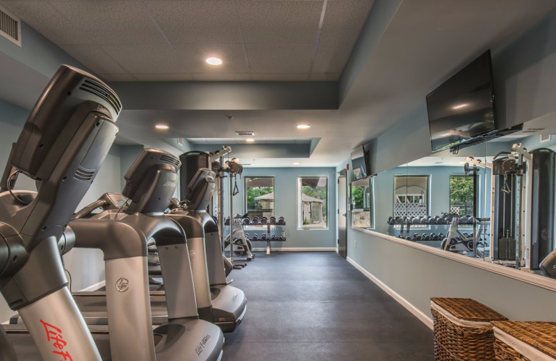 Gym at Valhalla Resort Hotel.