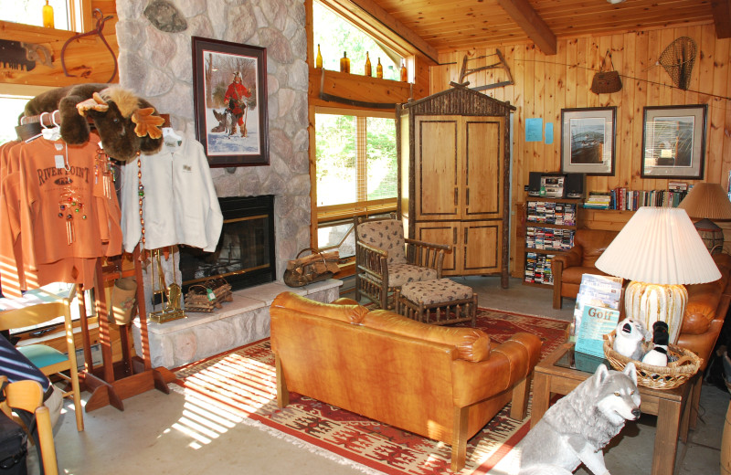 Lodging interior at River Point Resort & Outfitting Co.