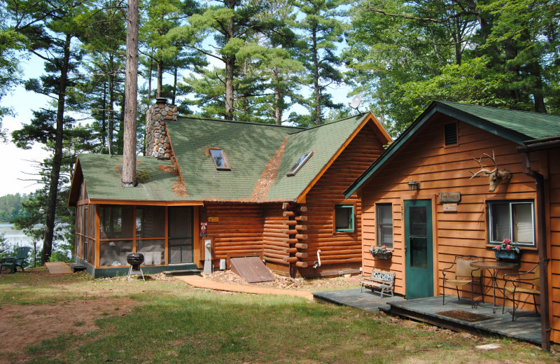 Cabin exterior at The Estrold Resort.