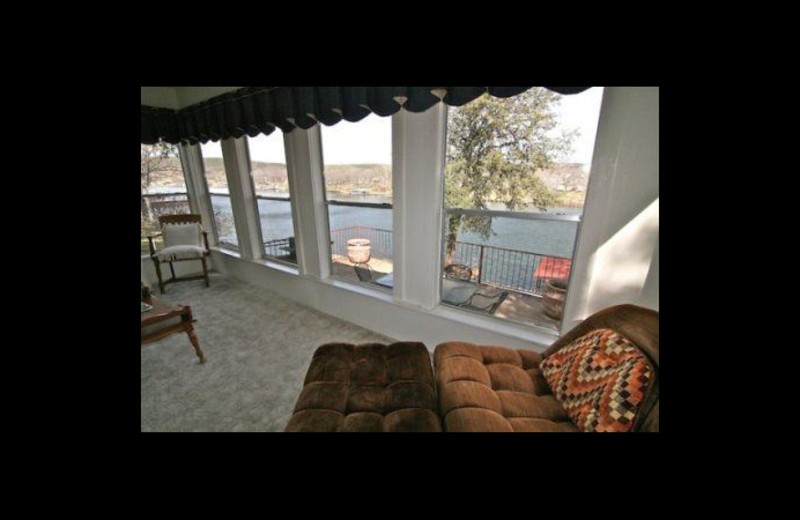 Lake view at Terrace View Lake House on Lake LBJ.