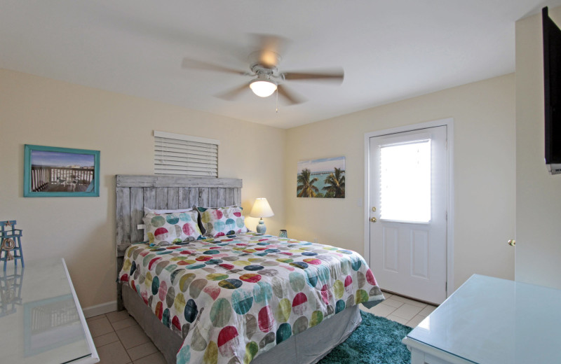 Rental bedroom at Reed Real Estate Vacation Rentals.