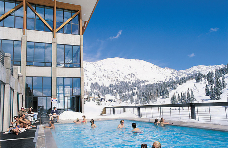 Pool at Alta's Rustler Lodge.