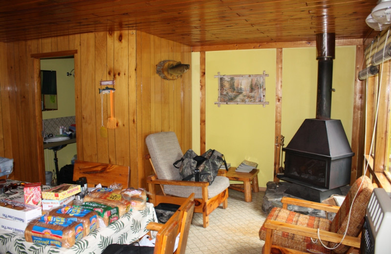 Cabin Interior at Woman River Camp