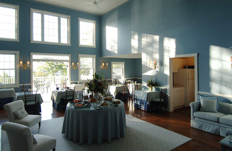 Lobby at The Inn at Ocean's Edge.