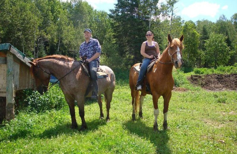 Horseback riding at The Couples Resort.