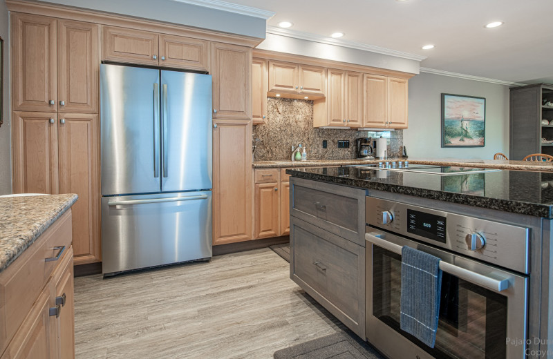 Rental kitchen at Pajaro Dunes Resort.