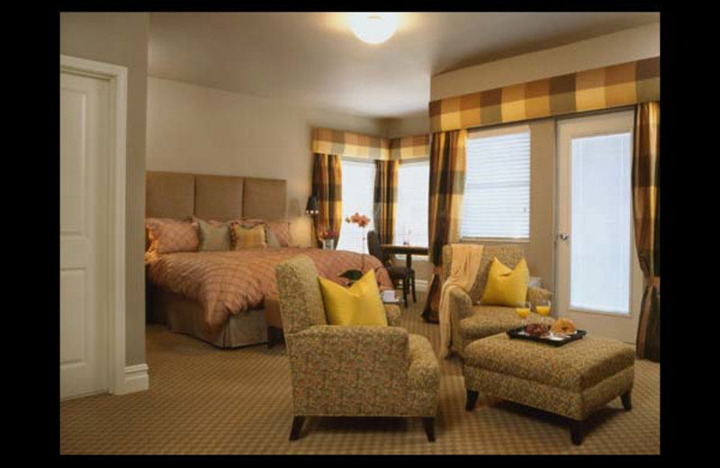Guest room at Blue Bay Inn.