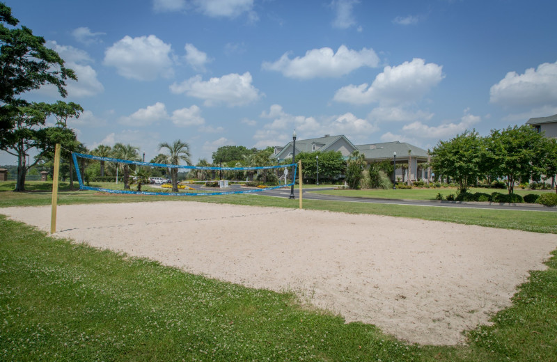 Volleyball court at Holiday Inn Club Vacations South Beach Resort.