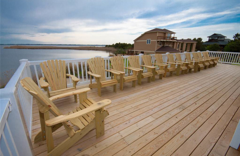 Rental deck at Sandbridge Realty.