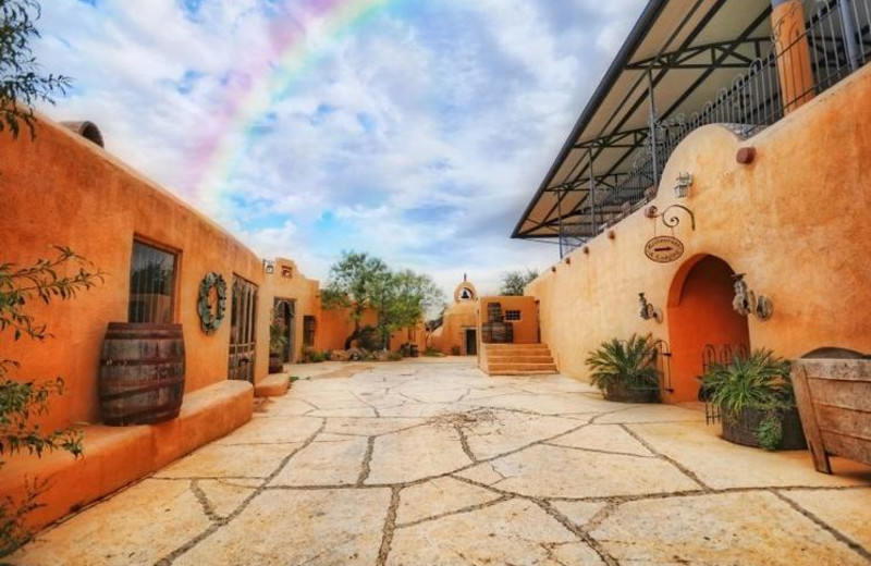 Exterior view of Trois Estate at Enchanted Rock.