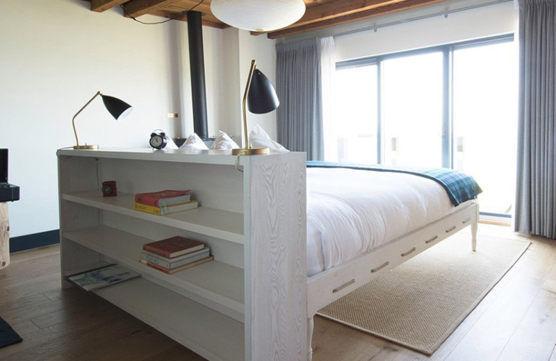 Guest room at Timber Cove Inn.