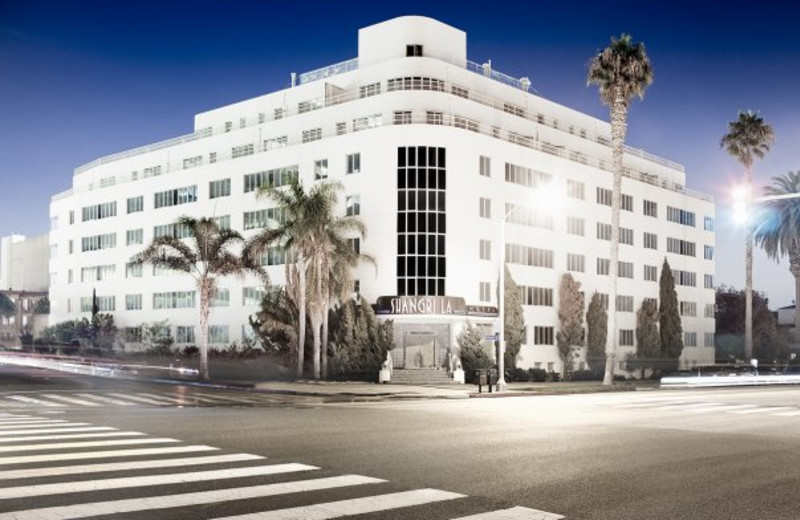 Exterior view of Shangri-La Hotel.