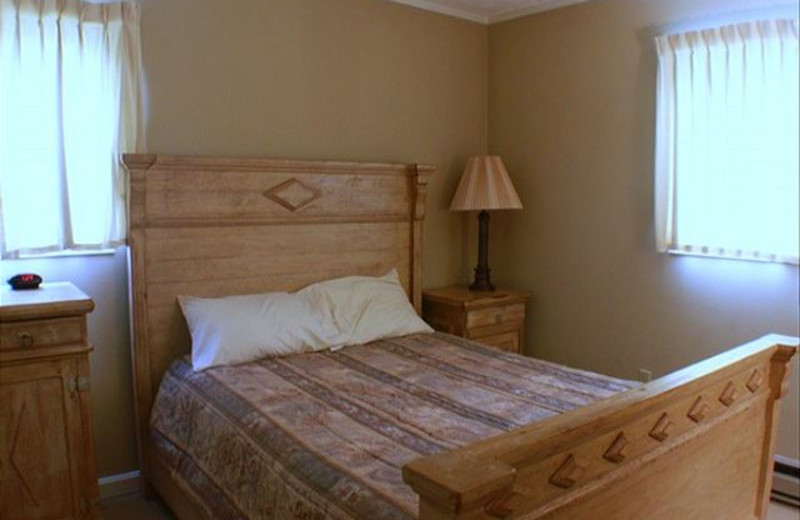 Rental bedroom at Sugar Ski and Country Club.