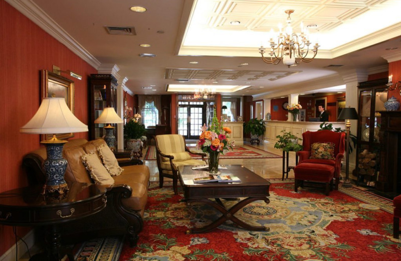 Lobby at Saybrook Point Inn & Spa.