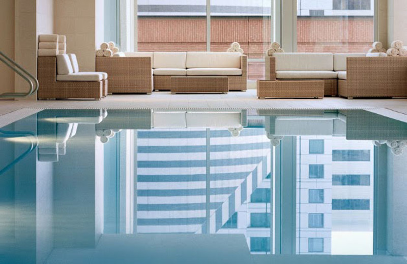 Indoor pool at St. Regis Hotel, San Francisco.
