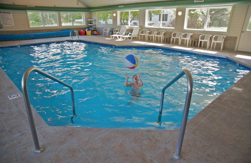 Indoor pool at Parkwood Lodge.