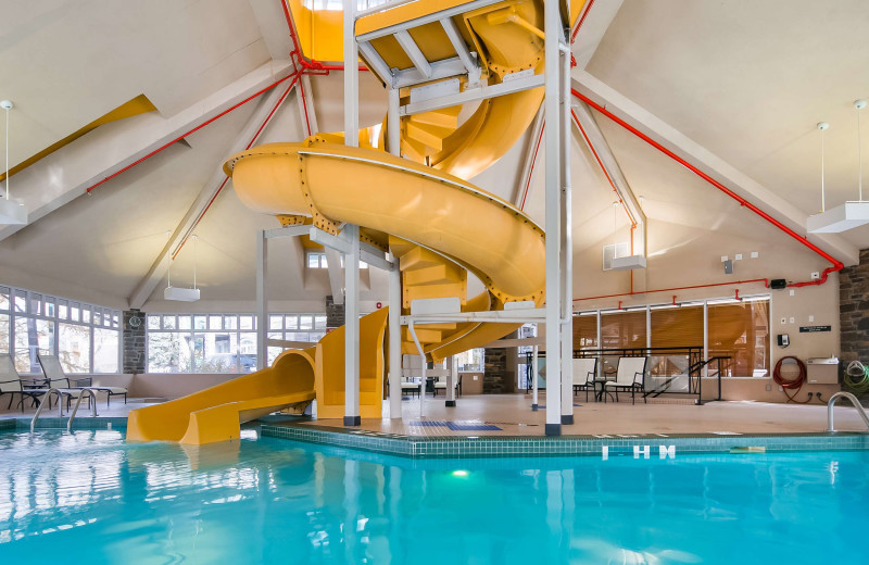 Indoor pool at Pocaterra Inn 