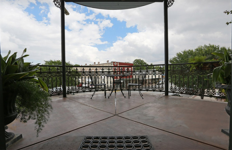 Patio view at Crescent Quarters.