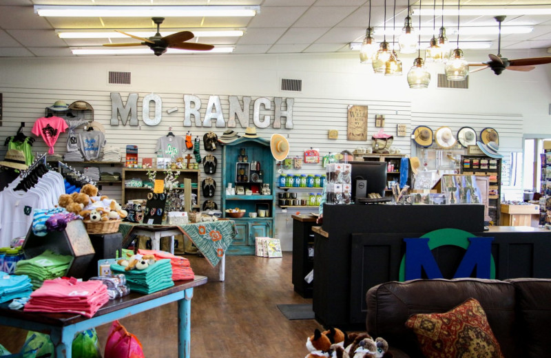 Gift store at Mo-Ranch.