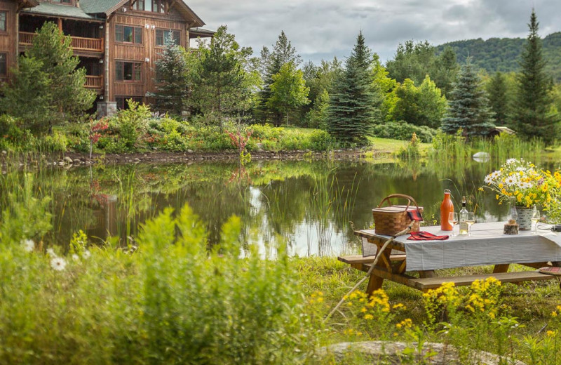 Picnic at The Whiteface Lodge.