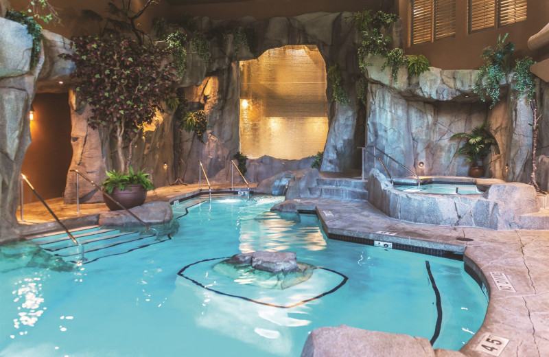 Indoor pool at Tigh-Na-Mara Resort.