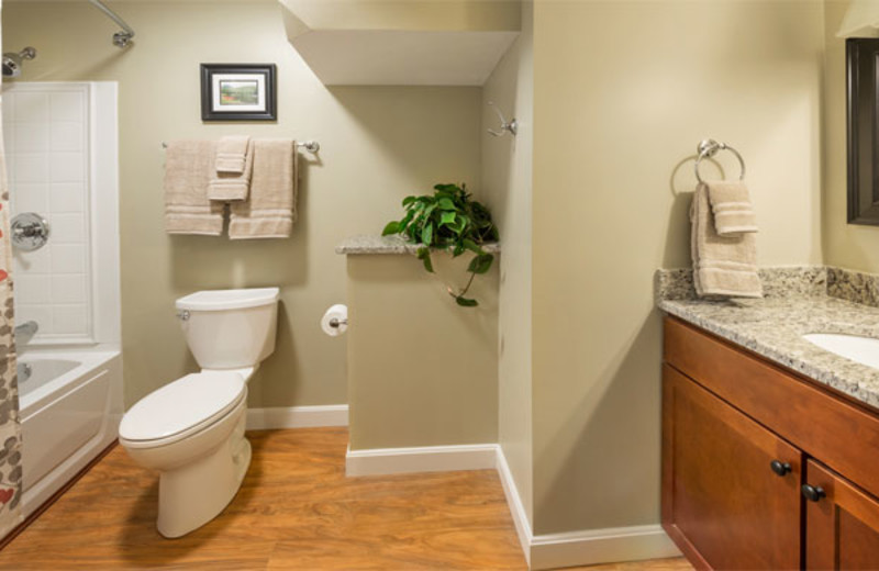 Guest bathroom at Summit Resort.