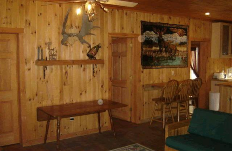 Interior view of Panther Lodging.