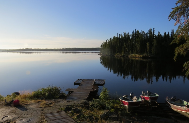 Lake view at Clark's Resorts & Outposts.