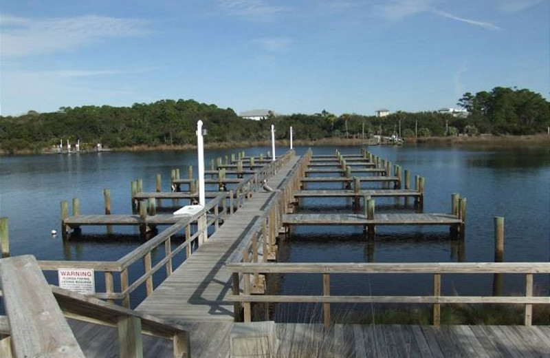 Docks at Carillon Beach Rentals.
