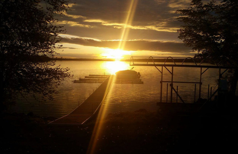 Sunset at Great Blue Resorts- McCreary's Beach Resort.