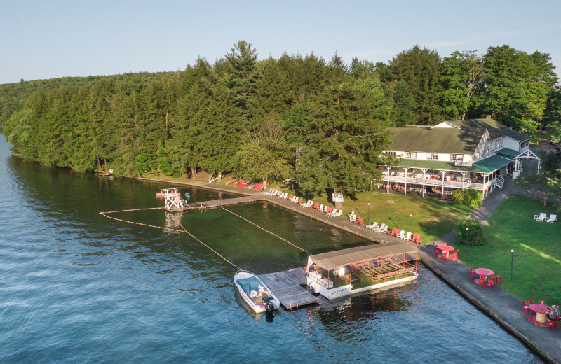 Exterior view of Scott's Oquaga Lake House.