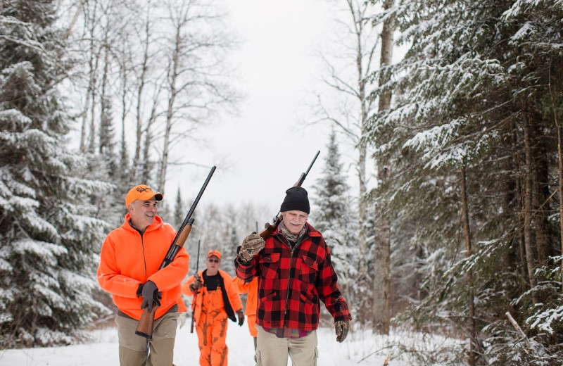 Hunting at Skyport Lodge.