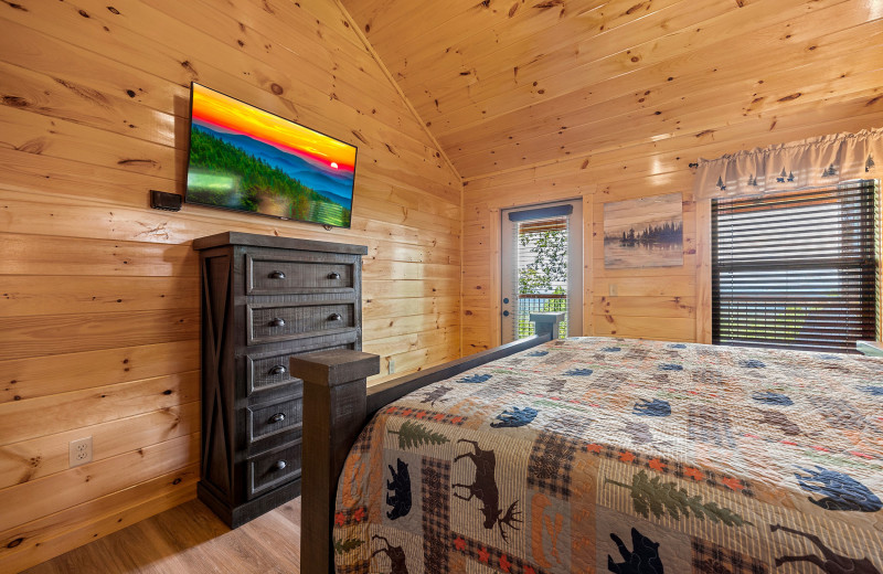 Bedroom at American Patriot Getaways - Mountain Top Views.