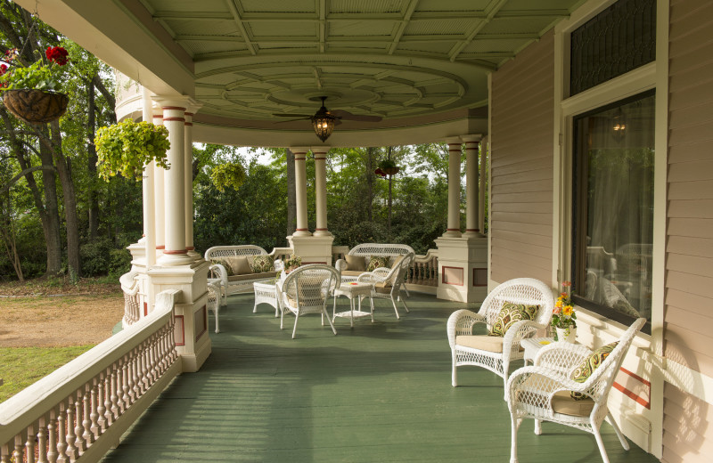 Porch at Carmichael House.