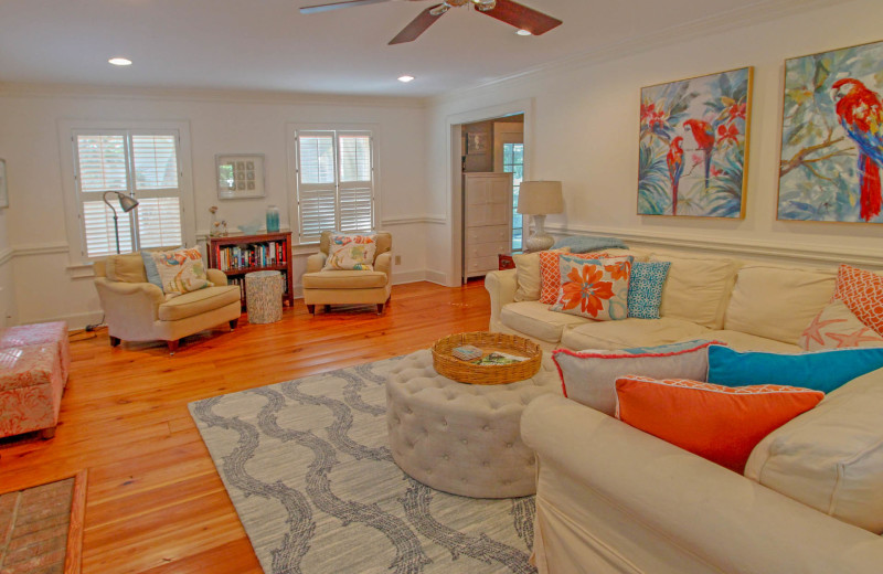 Living room at Forest Trail 286.