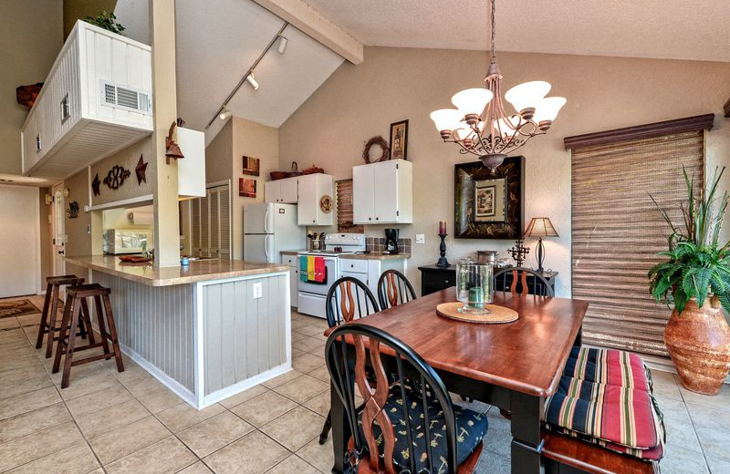 Rental kitchen at All Seasons Accommodations, Inc.