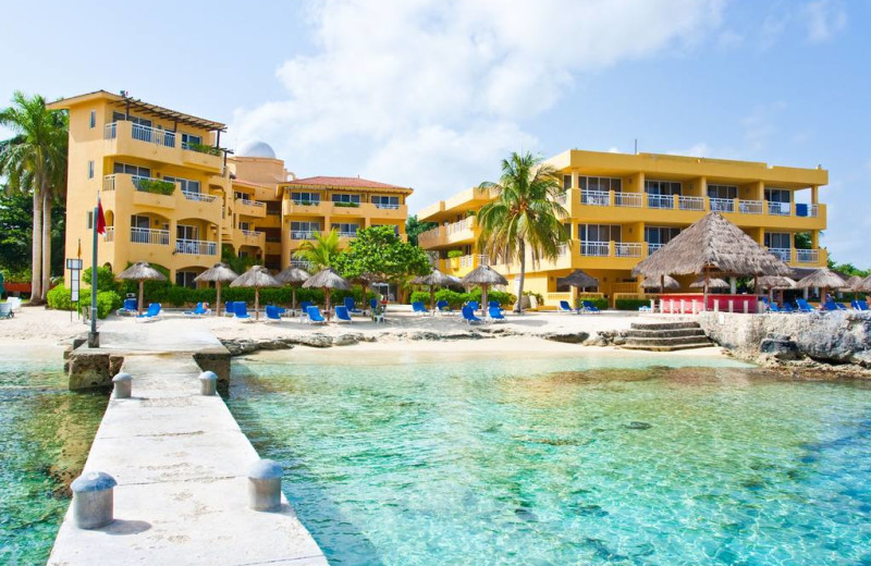 Exterior view of Playa Azul Hotel.