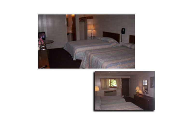 Guest room at Acra Manor Resort.